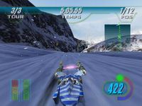 une photo d'Ã©cran de Star Wars Episode 1 - Racer sur Nintendo 64